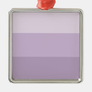 Ornement Carré Argenté Purple Ombre rayé