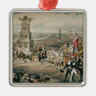 Ornement Carré Argenté République Democratic et sociale universelle