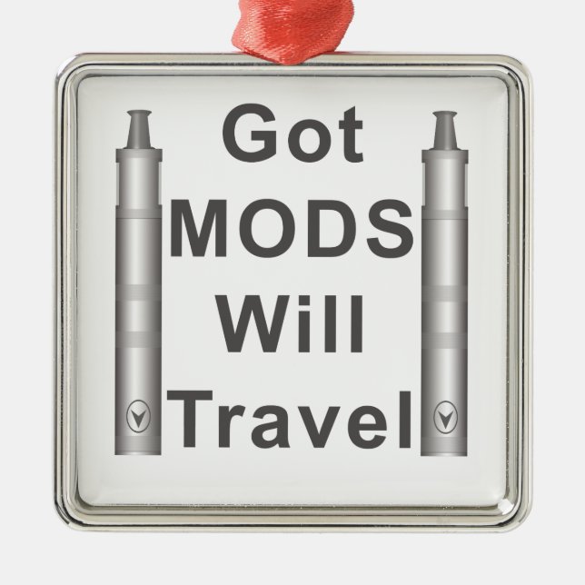 Ornement Carré Argenté Roches de Vaping (Devant)