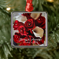 Roses Rouges Blanc Calla Lily Florale Fleurs Perso