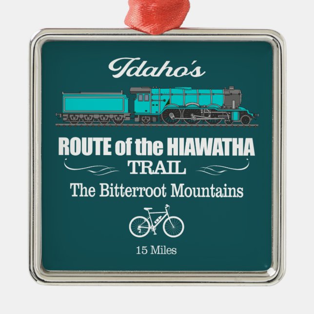 Ornement Carré Argenté Route de la Hiawatha (RT2) (Devant)