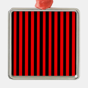 Ornement Carré Argenté Ruby Black