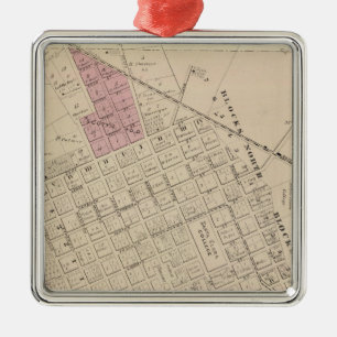 Ornement Carré Argenté Santa Clara, CA