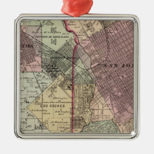 Ornement Carré Argenté Santa Clara Co 5