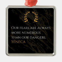 Seneca's Insight : Les peurs comparées aux dangers