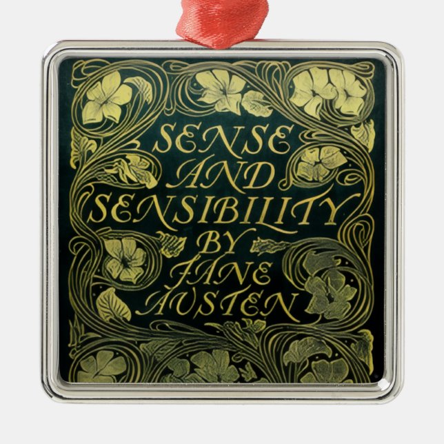 Ornement Carré Argenté Sense and Sensibility Cover (Devant)