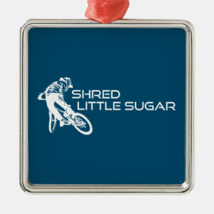 Ornement Carré Argenté Shred Little Sugar Arkansas VTT