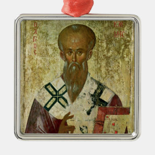 Ornement Carré Argenté St Clement, 14ème-15ème siècle