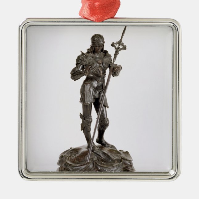 Ornement Carré Argenté St George (bronze) (Devant)