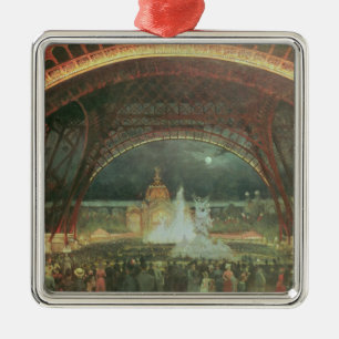 Ornement Carré Argenté Sur l'esplanade des champions de Mars