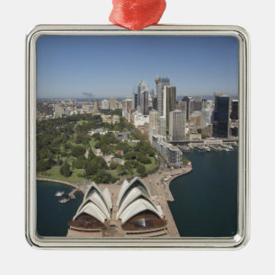 Ornement Carré Argenté Sydney Opera House, Royal Botanic Gardens, CBD