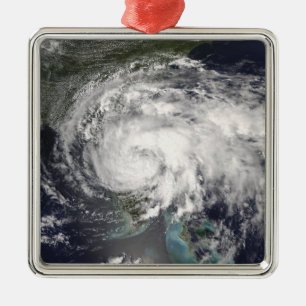 Ornement Carré Argenté Tempête tropicale Fay 4