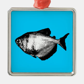 Ornement Carré Argenté Tetra jupe noire