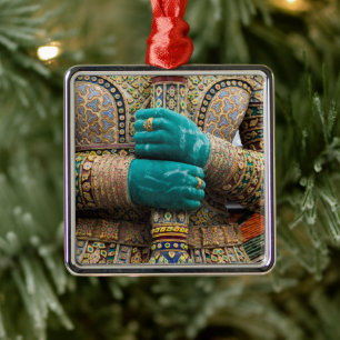 Ornement Carré Argenté Thaïlande, Bangkok, Grand Palais