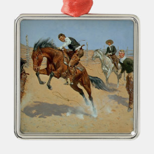 Ornement Carré Argenté Tournez-le lâche, Bill, c.1893 (l'huile sur la