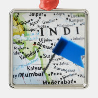 Tracez la goupille placée dans Mumbai, Inde sur la