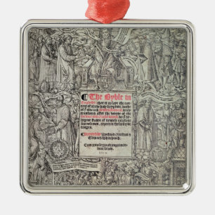 Ornement Carré Argenté Traduction en anglais de Titlepage du grand