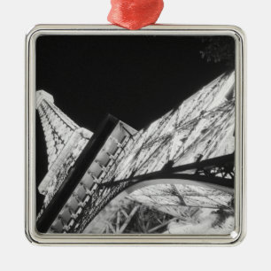 Ornement Carré Argenté USA, Nevada, Las Vegas : Tour Eiffel / Paris