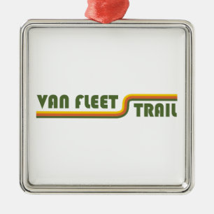 Ornement Carré Argenté Van Fleet Trail Floride