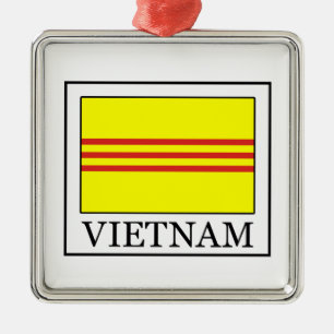 Ornement Carré Argenté Vietnam