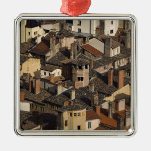 Ornement Carré Argenté Vieux Lyon Old Lyon), France