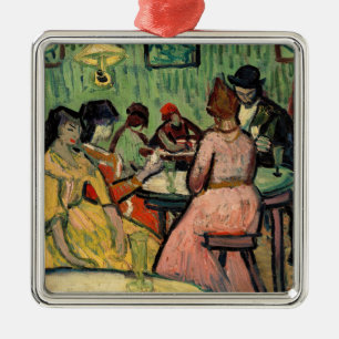 Ornement Carré Argenté Vincent van Gogh - La Maison de Tolérance