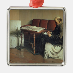 Ornement Carré Argenté Vladimir Lénine chez Smolny, 1930