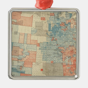 Ornement Carré Argenté Vote populaire 1880