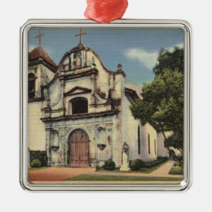 Ornement Carré Argenté Vue de la chapelle royale de Presidio