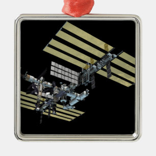 Ornement Carré Argenté Vue générée par ordinateur 10