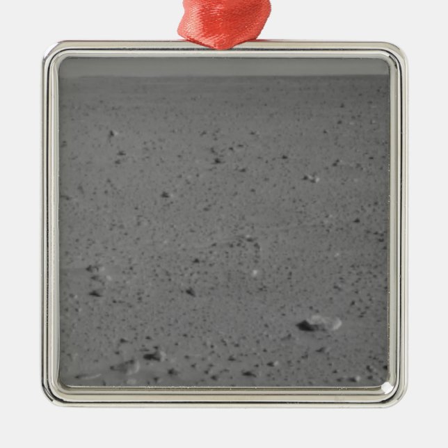 Ornement Carré Argenté Vue panoramique de Mars 11 (Devant)