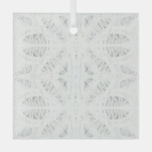 Ornement Carré en verre de LACE BATTENBURG