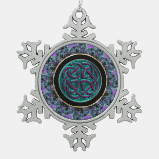 Ornement celtique de Noël de mandala de noeud