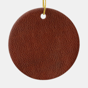 Ornement Cercle en céramique cuir