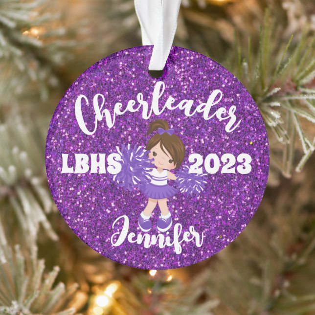 Ornement Cheerleader personnalisé à l'étincelle vi (Arbre)