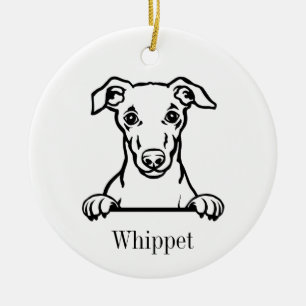 Ornement chien hippet