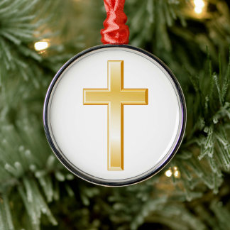 Ornement Christian Gold Cross