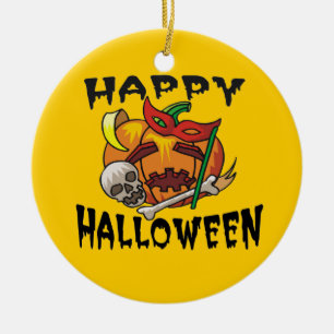 Ornement Citrouille du parti Halloween