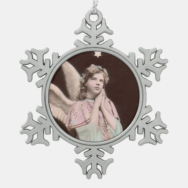 ornement classique vintage d'ange de photo (Devant)