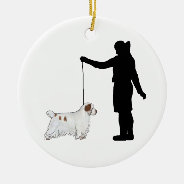 Ornement Clumber Spaniel (Devant)