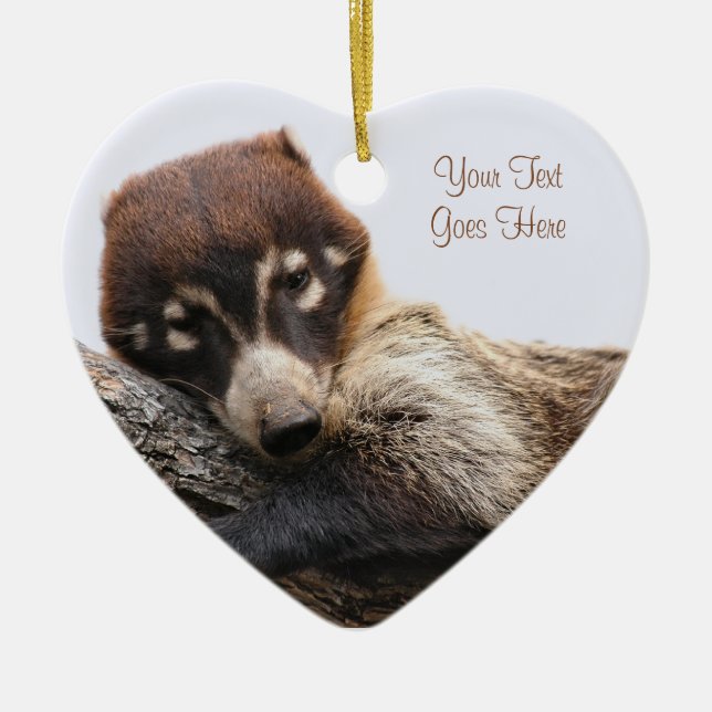 Ornement : Coatimundi #4 (Coeur) (Devant)