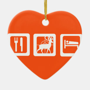 Ornement Cœur En Céramique Chasse au sommeil