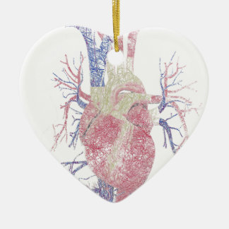 Ornement Cœur En Céramique Coeur (Biro)