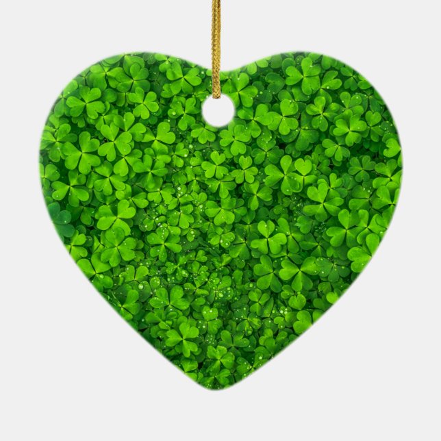 Ornement Cœur En Céramique Ireland (Dos)