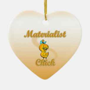 Ornement Cœur En Céramique Materialist Chick