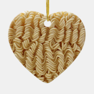 Ornement Cœur En Céramique Nouilles de ramen sèches