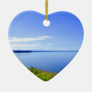 Ornement Cœur En Céramique Parc national de Grand Teton. Photographie du pays