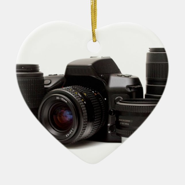Ornement Cœur En Céramique plein ensemble de photographie (Devant)