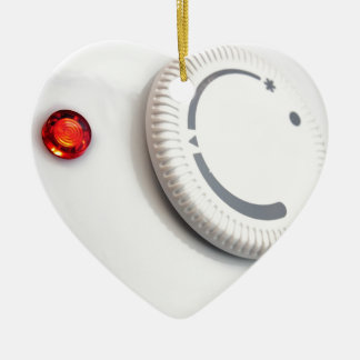Ornement Cœur En Céramique Thermostat