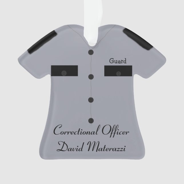 Ornement correctionnel de Noël de dirigeant (devant)